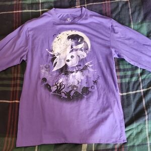 Nightmare Before Christmas Purple Long Sleeve Disney Shirt
